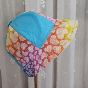 Reversible Hearts W/bloomers and Hat