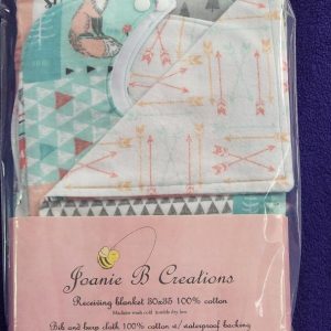 3pc Adventure Awaits bib, burp cloth and blanket set