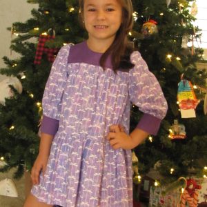 Spencer w/sleeves Purple Dragonflies