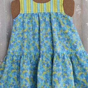 Baby Spencer Blue Yellow Floral size 12-18 mo