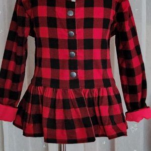 Tilly in Red Plaid size 6