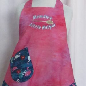 Small Fancy Flamingo apron