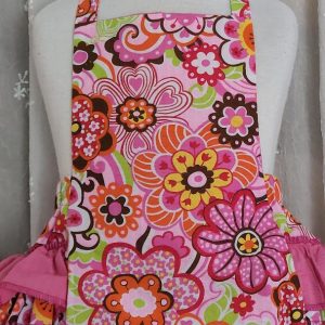 Ruffle Butt Flower Power Romper size Lg (18-24 mo)