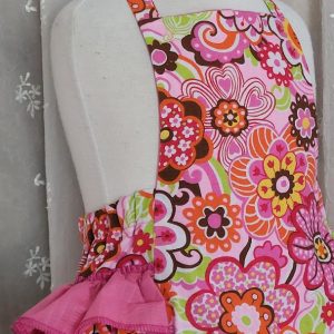 Ruffle Butt Flower Power Romper size Lg (18-24 mo)