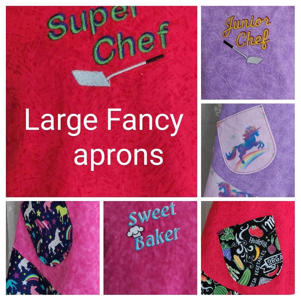 RTB large fancy aprons