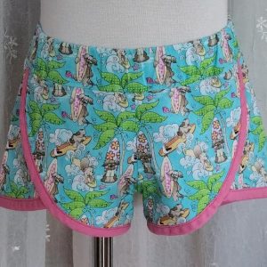 Lilly Shorts Surfing Dogs size 3