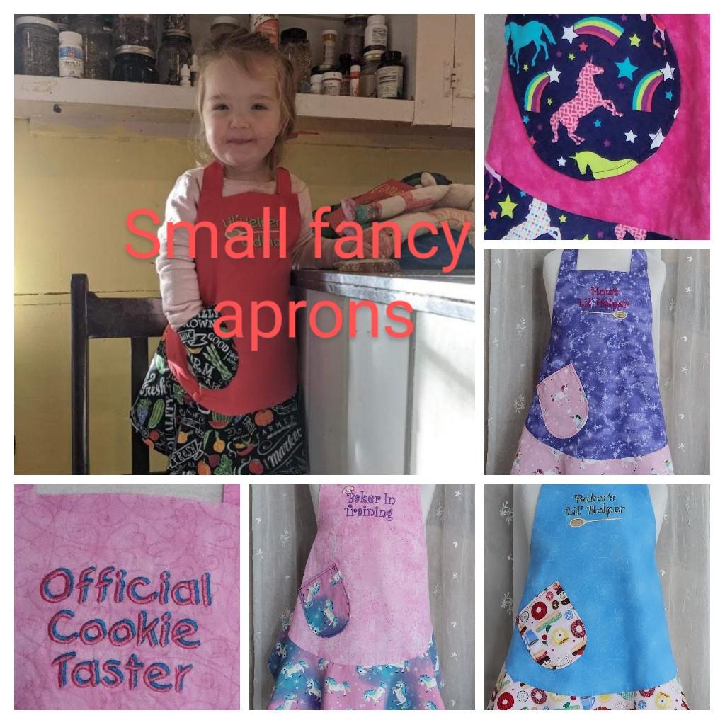 In stock small fancy aprons