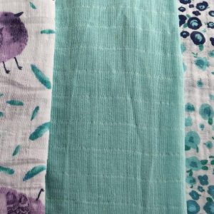 Swaddles set of 3 Teal/blue