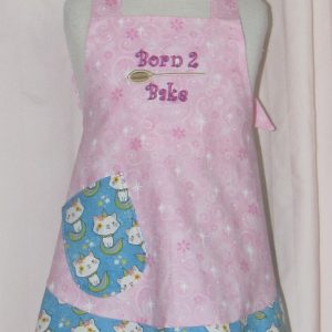 Small fancy cat unicorn apron