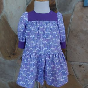 Spencer w/sleeves Purple Dragonflies