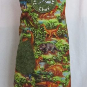 Medium Chef Real Dinosaurs apron