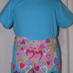 Lilly pink hearts shorts & Tee